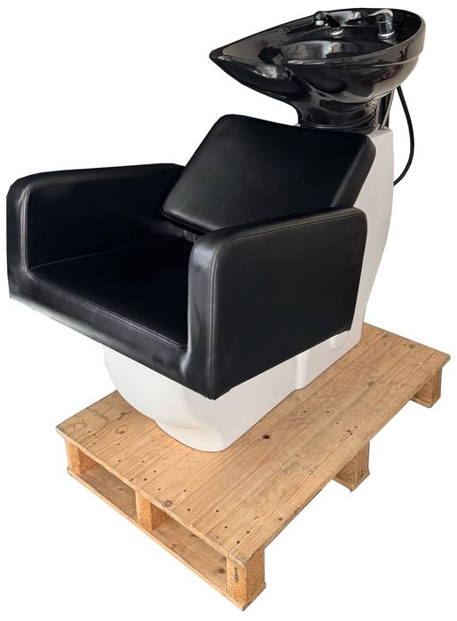 Rampa para Lavagem Capilar Preta, Pio Preto e Base Branca, Usada