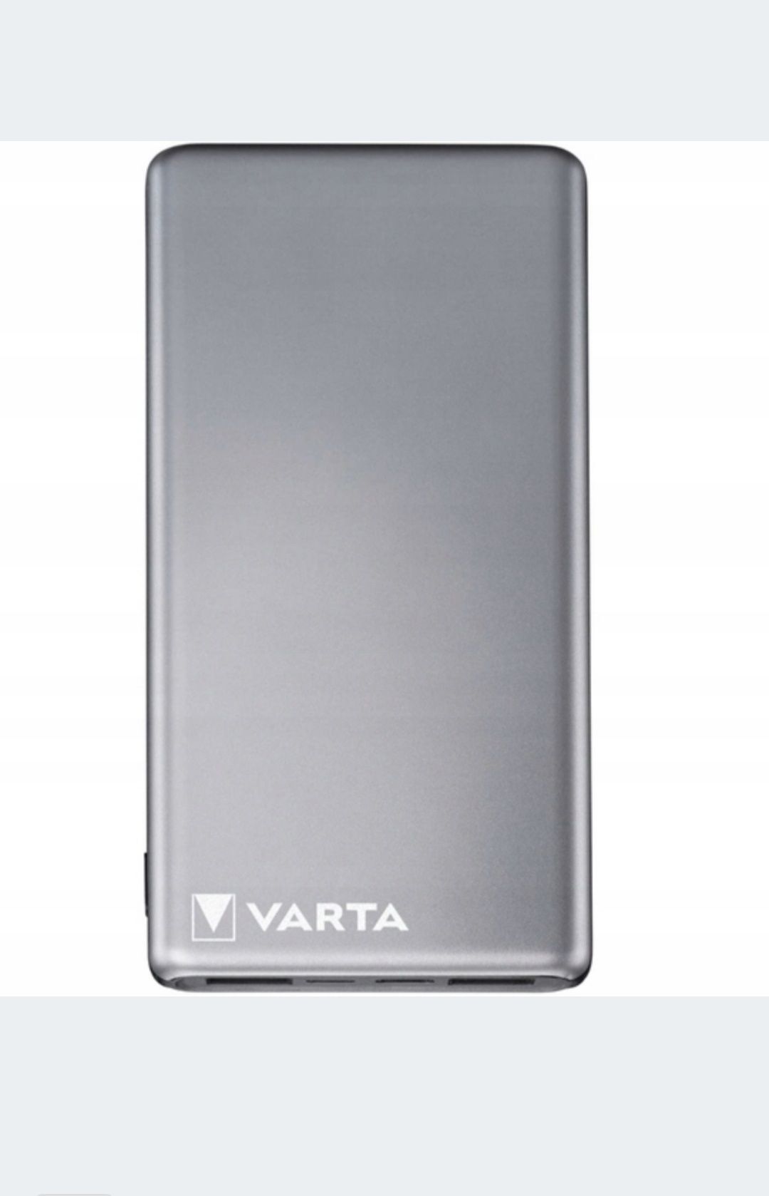 Павербанк Varta 20000 mAh. Новий. в наявності. Срібний.