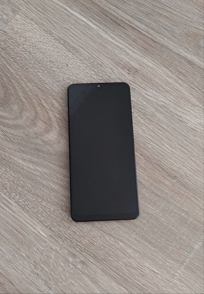 Samsung A12 экран + сенсор в сборе(рамка чёрная)