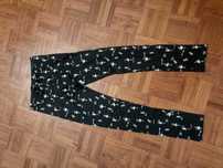 Leggins menina preta c/ padrão - Novo   11/12 anos ou 152cms