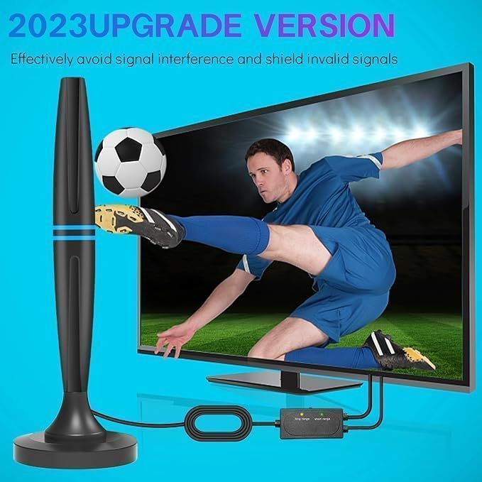 Antena D006Af- Cyfrowa Antena Telewizyjna Ze Wzmacniaczem Sygnału