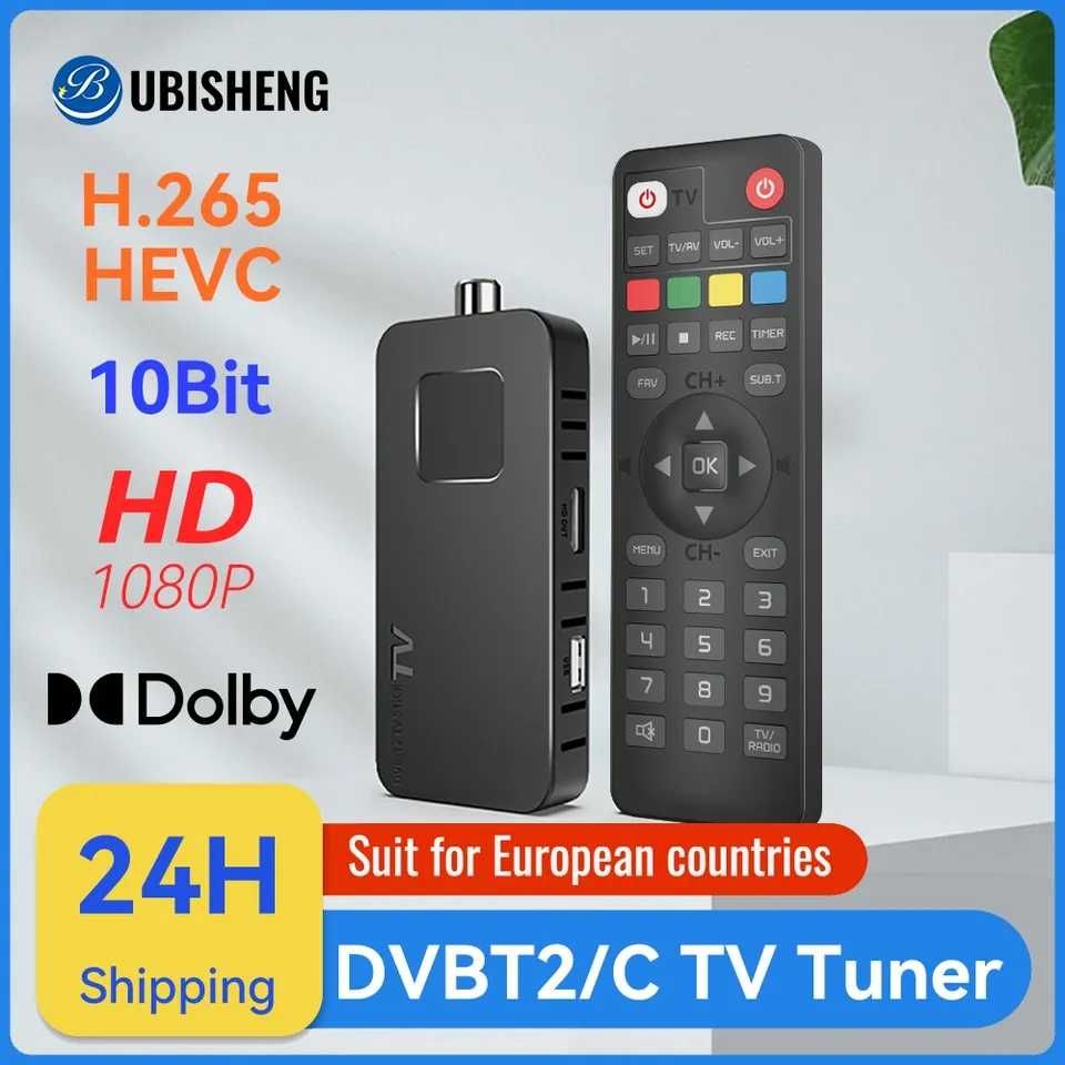 Т2 тюнер UBISHENG U8 mini HEVC H.265 10bit