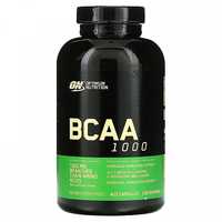 Optimum Nutrition BCAA 1000 Caps, Аминокислоты 400 капсул, 200 порций