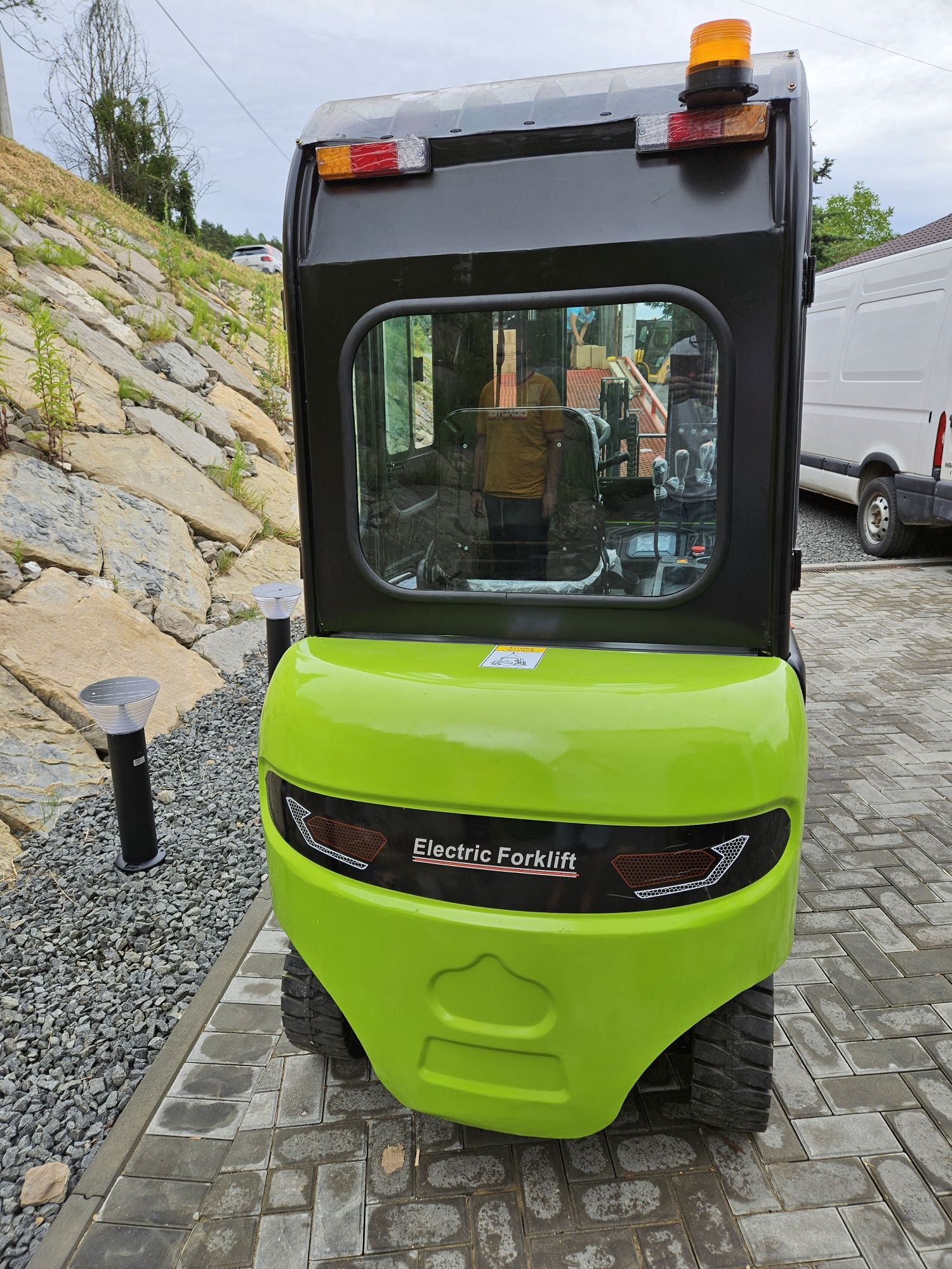 Wózek Widłowy 2T KRÜGER®PD-20E,Maszt 4.5 lub 5,5m Triplex,Elektryczny