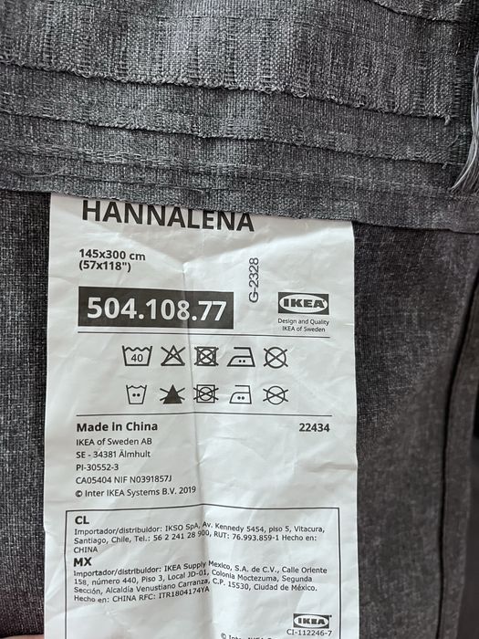 Zasłony HANNALENA 145 x 300