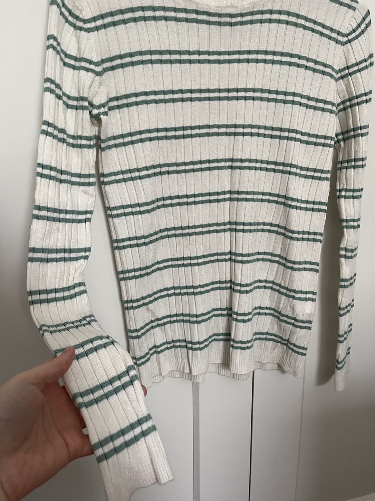 Sweter w paski sinsay