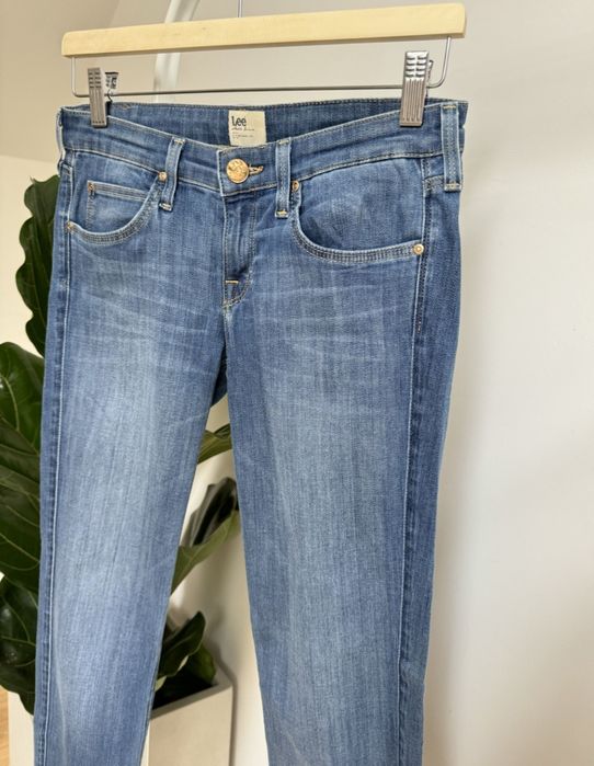 Spodnie damskie dopasowane skinny jeans LEE 27/31