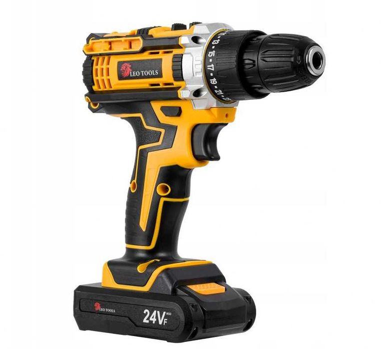 MOCNA Wkrętarko-Wiertarka LEO TOOLS Akumulatorowa 24 V Gwarancja Nowa