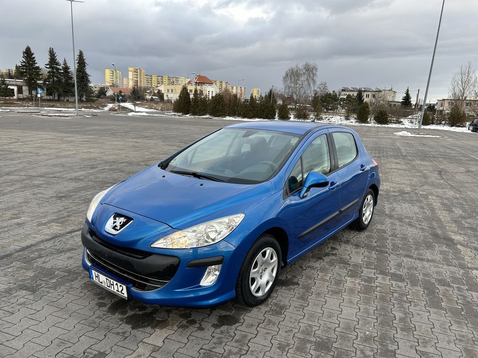 Peugeot 308 1.6 benzyna w oryginal lakierze Webasto Isofix 2 kompl kół