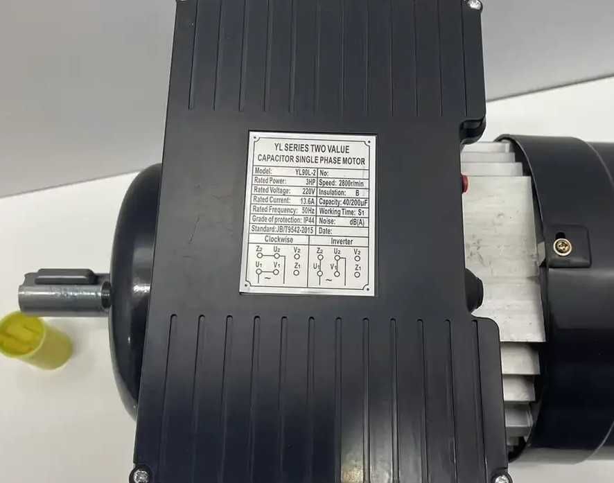Электродвигатель YL90L-2 | Однофазный двигатель 2.2 кВт