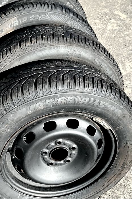 Koła zimowe 5x108 , opony 195/65/15 nówki