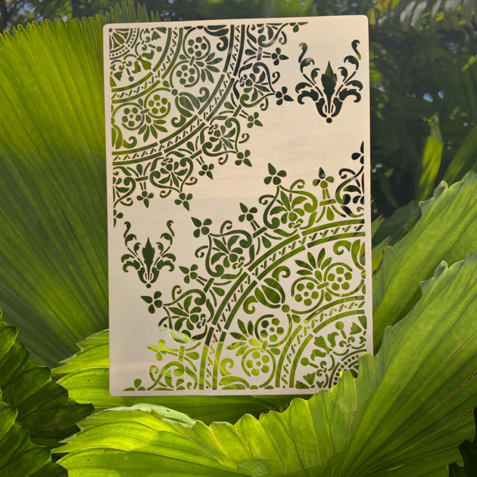 Szablony mandali, malarski, DIY, scrapbookingu, tynk ozdobny - Nowe