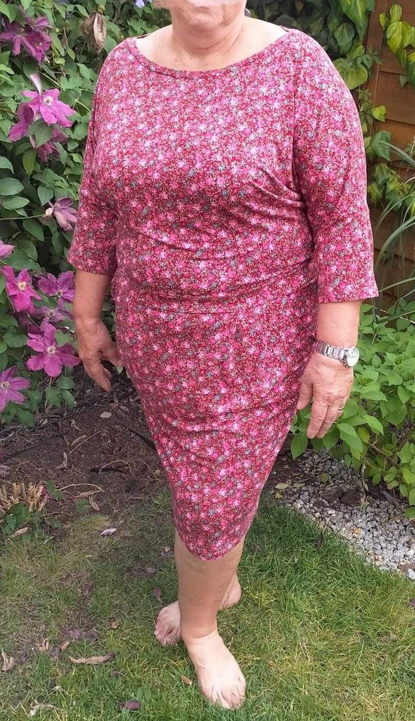 Sukienka letnia plus size, rozmiar 4xl
