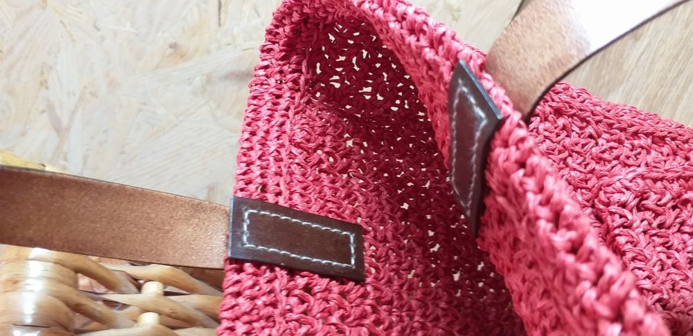 Сумка женская из рафии(ручная работа)