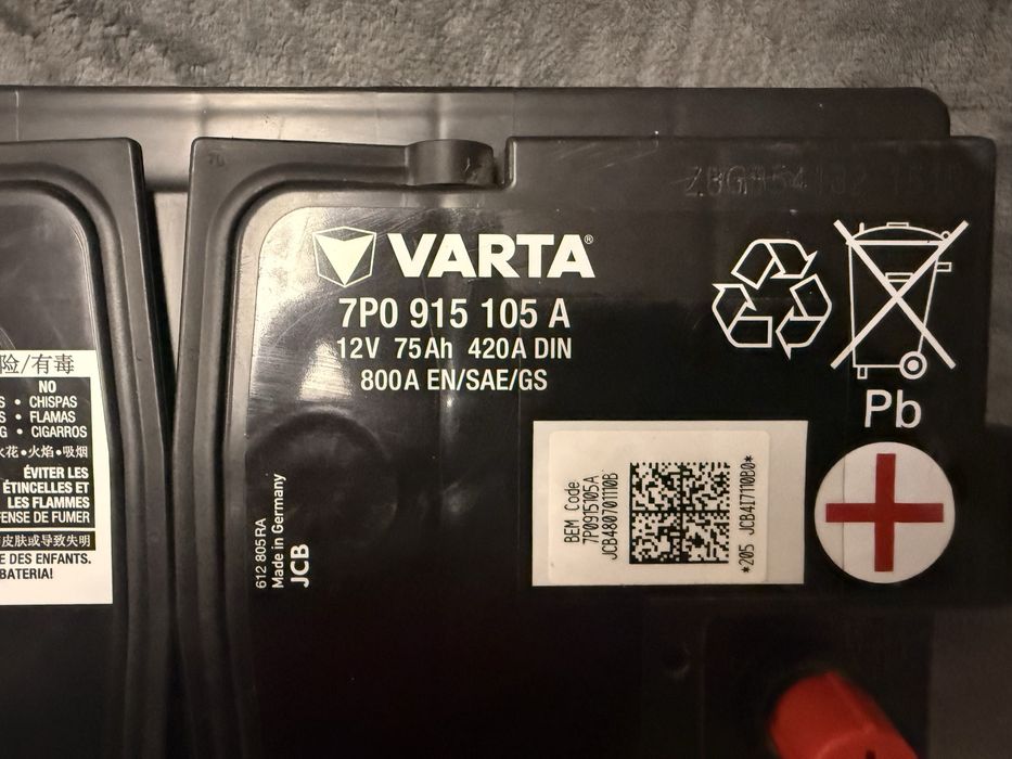 Tataliken 8000W + Varta 75Ah