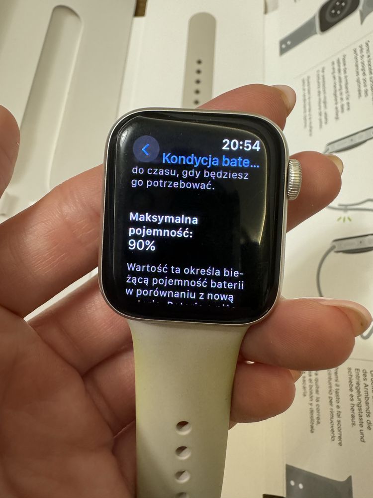 Apple Watch SE 40mm Starlight bateria 90%