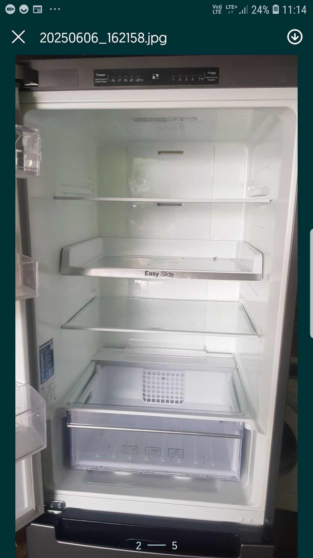 Lodówka zamrazarka Samsung z podajnikiem wody