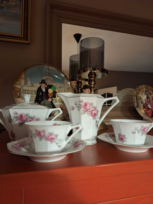 Zestaw porcelany Victoria Czechoslovakia w stylu Art deco
