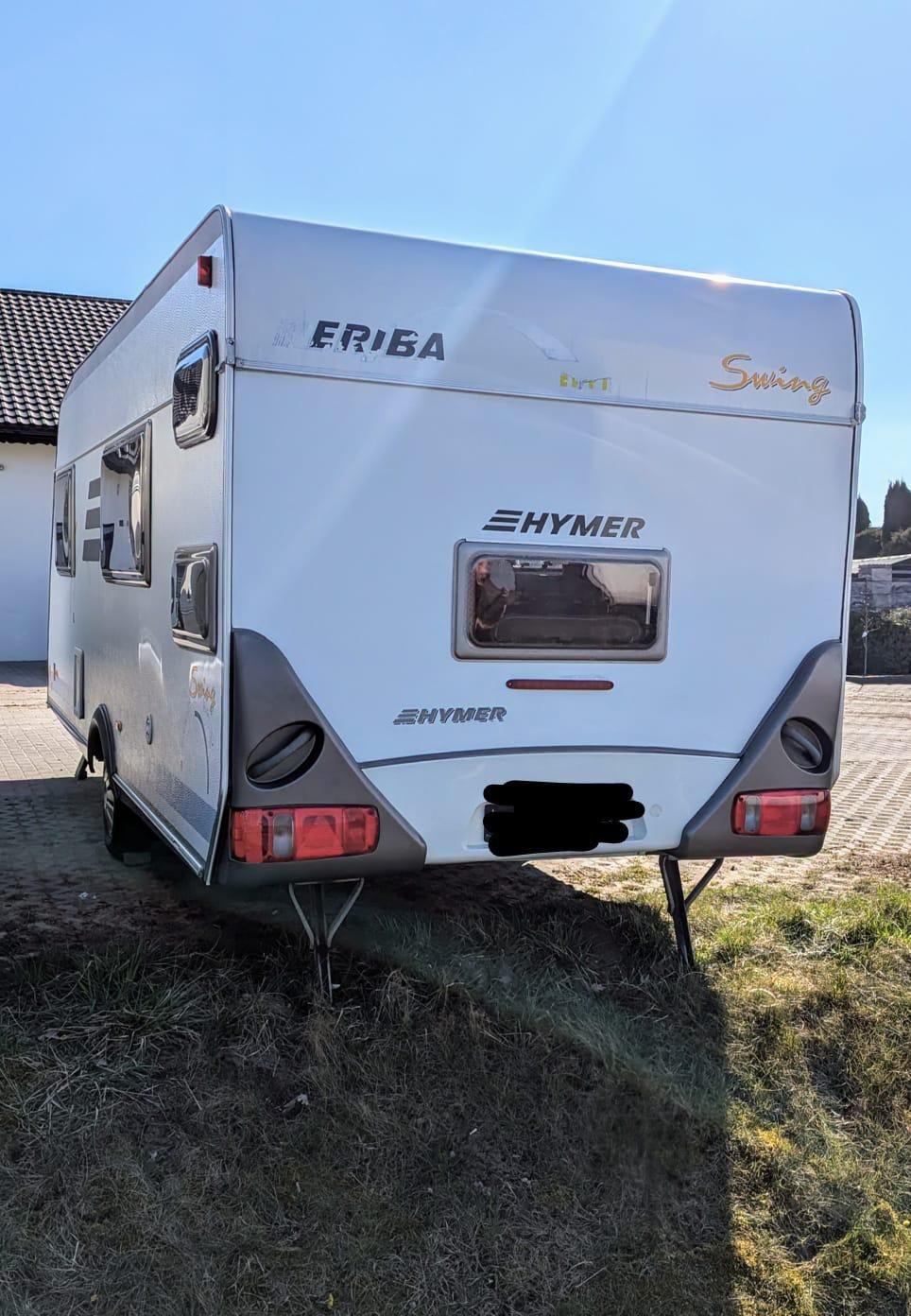 Hymer Eriba swing piętrowe łóżko