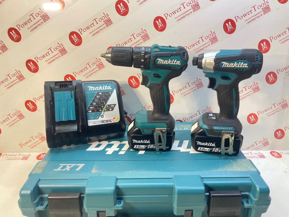 Makita DTD157/DHP483/комплект акумуляторного  інструмента макіта 18в