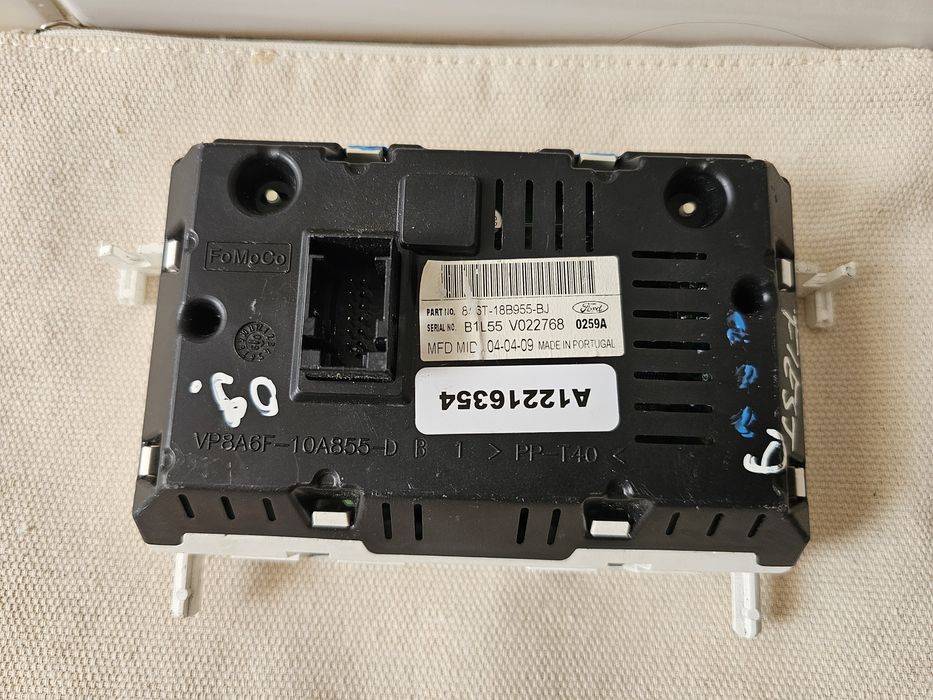 Ecrã de radio Ford Fiesta 2008