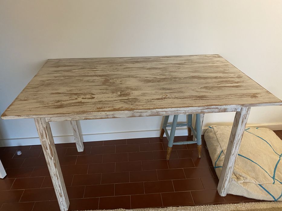 Mesa madeira 121 x 71 cm