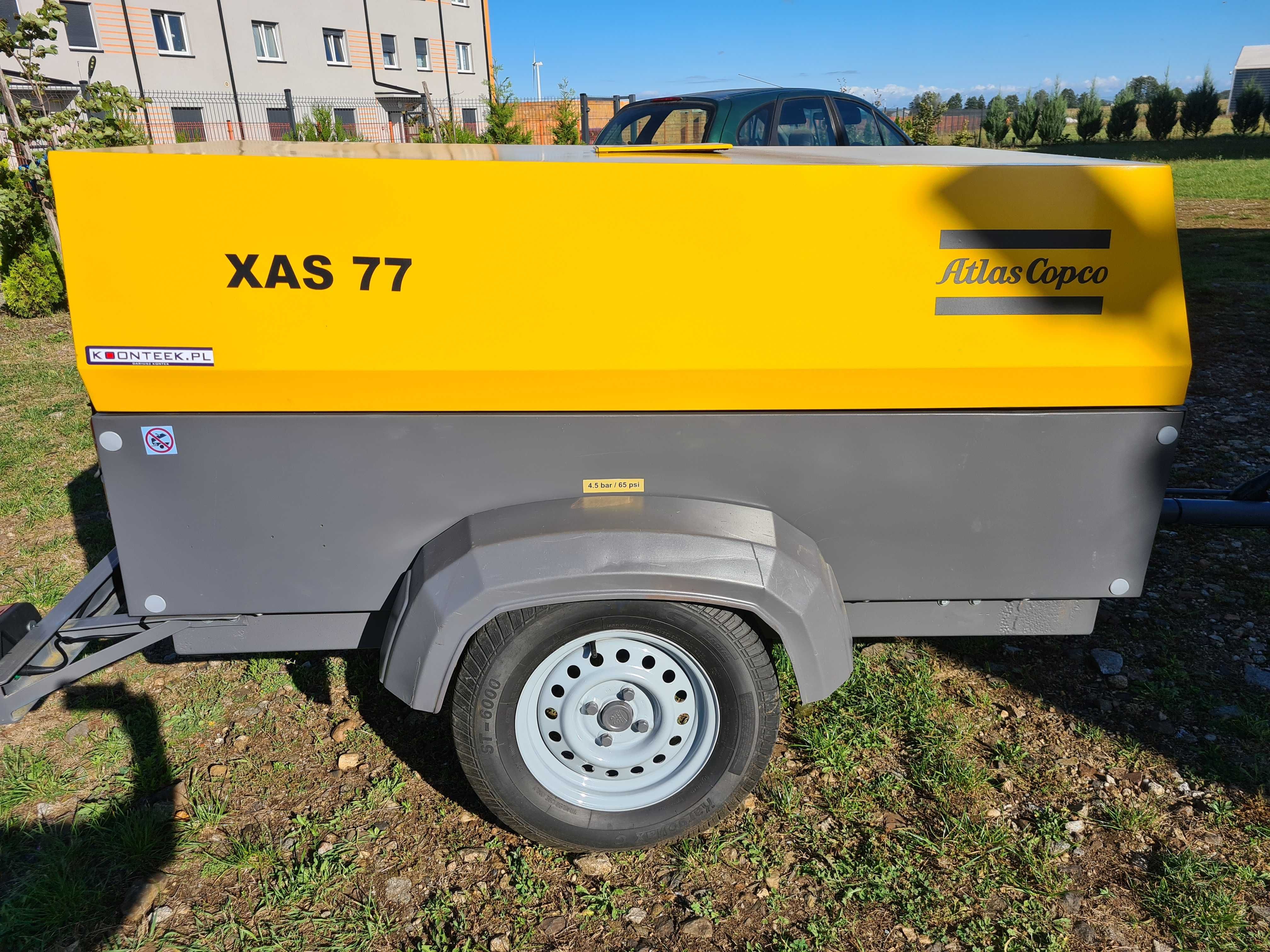Kompresor ATLAS COPCO XAS 77, 4,30 m3