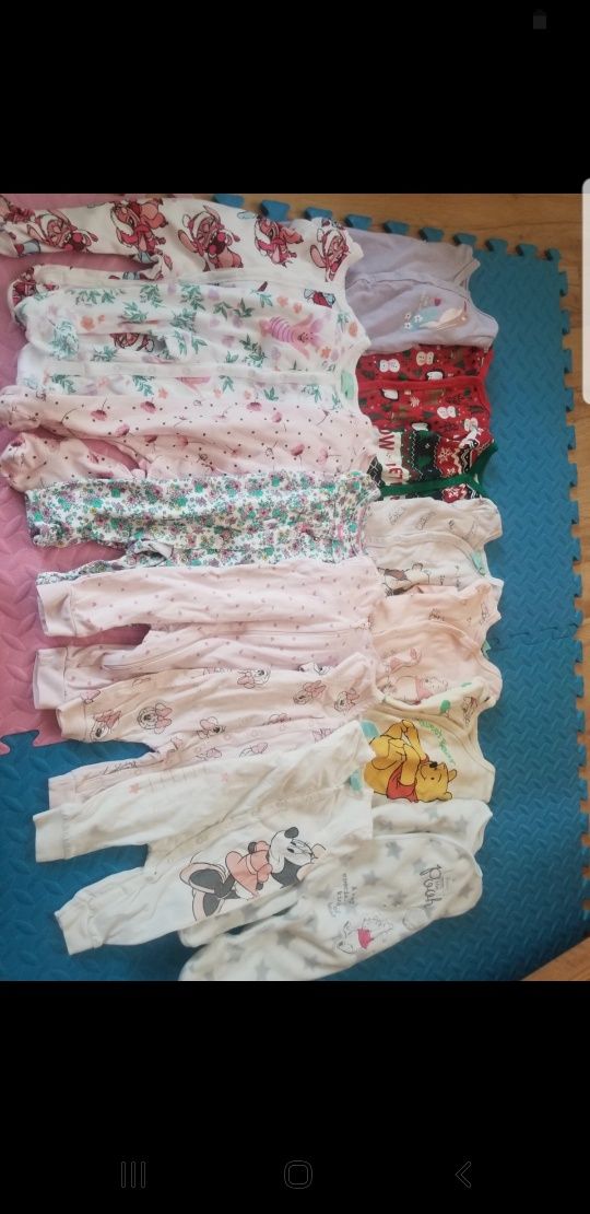 Śpioszki,  pajacyki dziewczynka 56