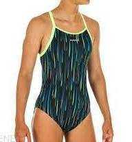 Nabaiji strój pływacki jednoczęściowy Jade All Neon 149-159 cm 12-13 l