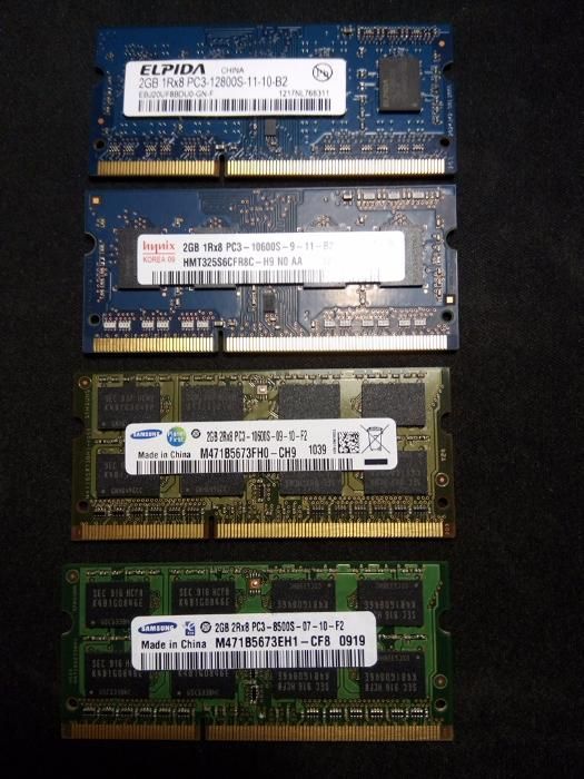 Memórias PC DDR3 2Gb