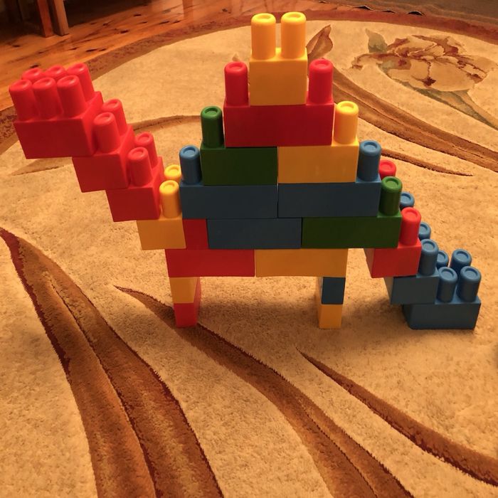 Duzy zestaw klockow mega bloks