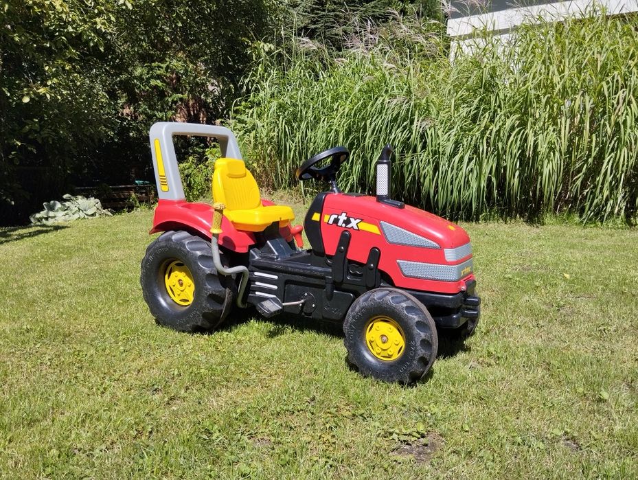 Zestaw rolly toys traktor + przyczepa +cysterna