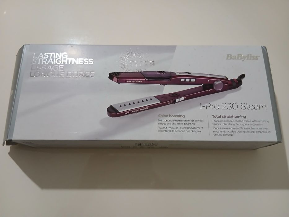 Prancha a vapor  de cabelo profissional