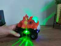 Gitobieys interaktywne autko pojazd dinozaur światło dźwięk