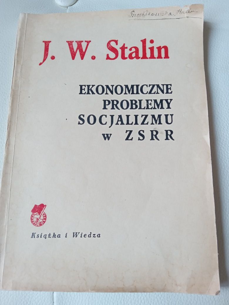 Stalin ekonomiczne problemy socjalizmu w ZSRR