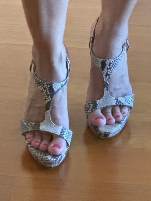 Sandalias Prof pele cobra