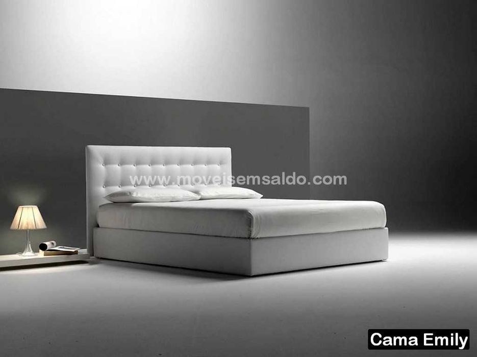 Cama de Casal Estofada - Todas as Medidas e Cores