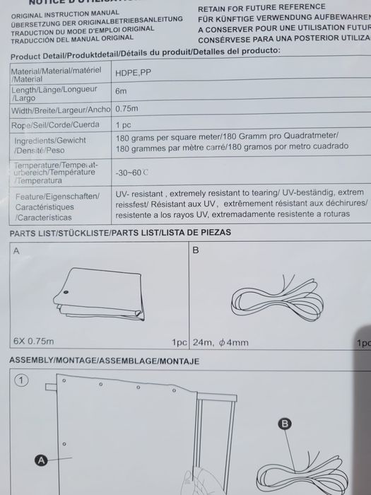 Proteção para varanda