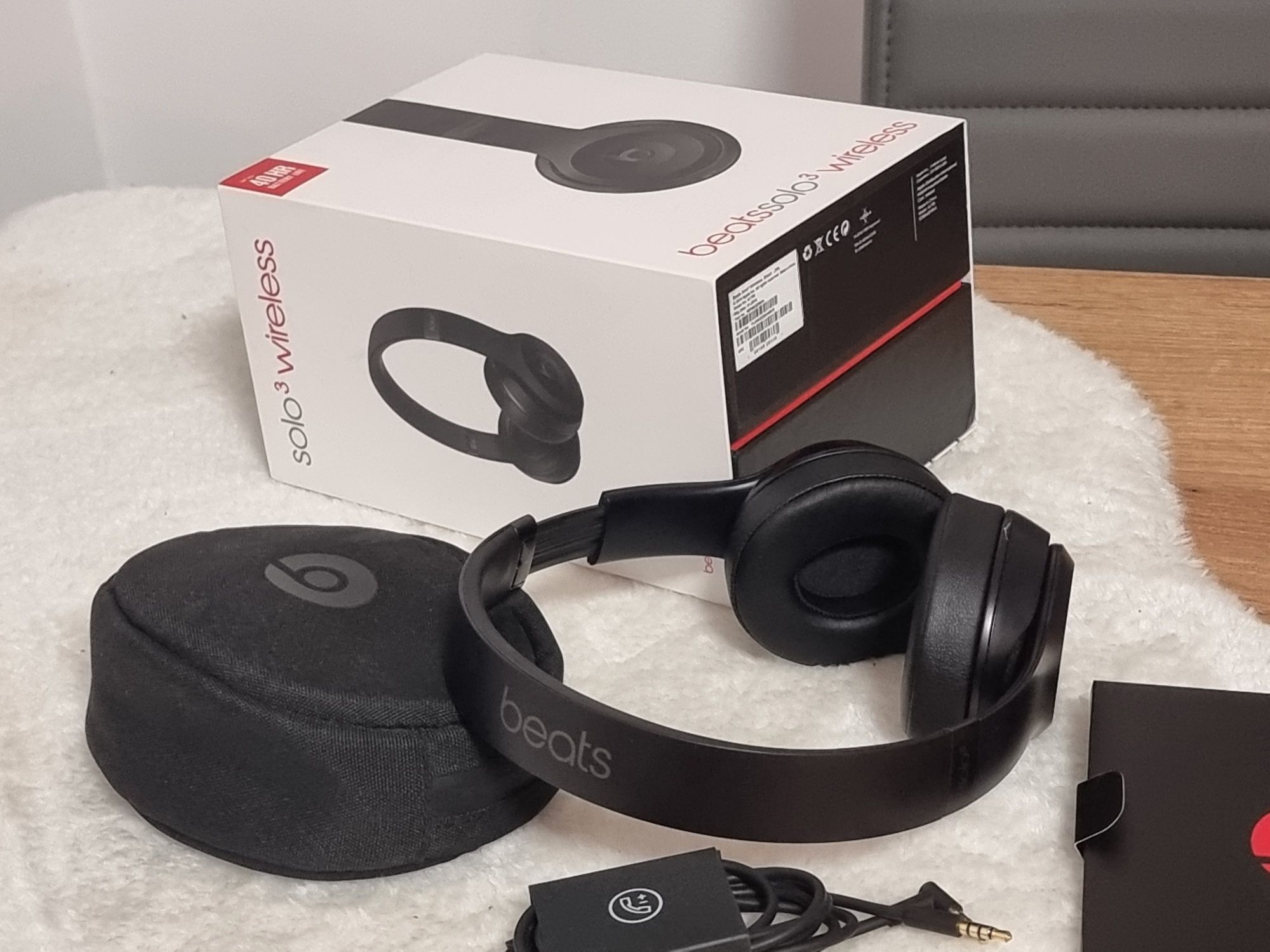 Beats by Dre Solo Wireless 3 Black słuchawki bezprzewodowe czarne