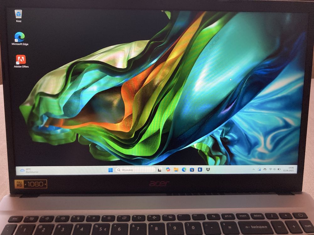 Laptop ACER Aspire 3 R7-5700U 16GB RAM 512GB SSD