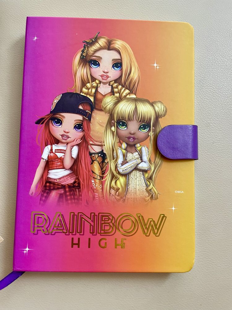 Kule do kąpieli i notes rainbow high nowe tanio!