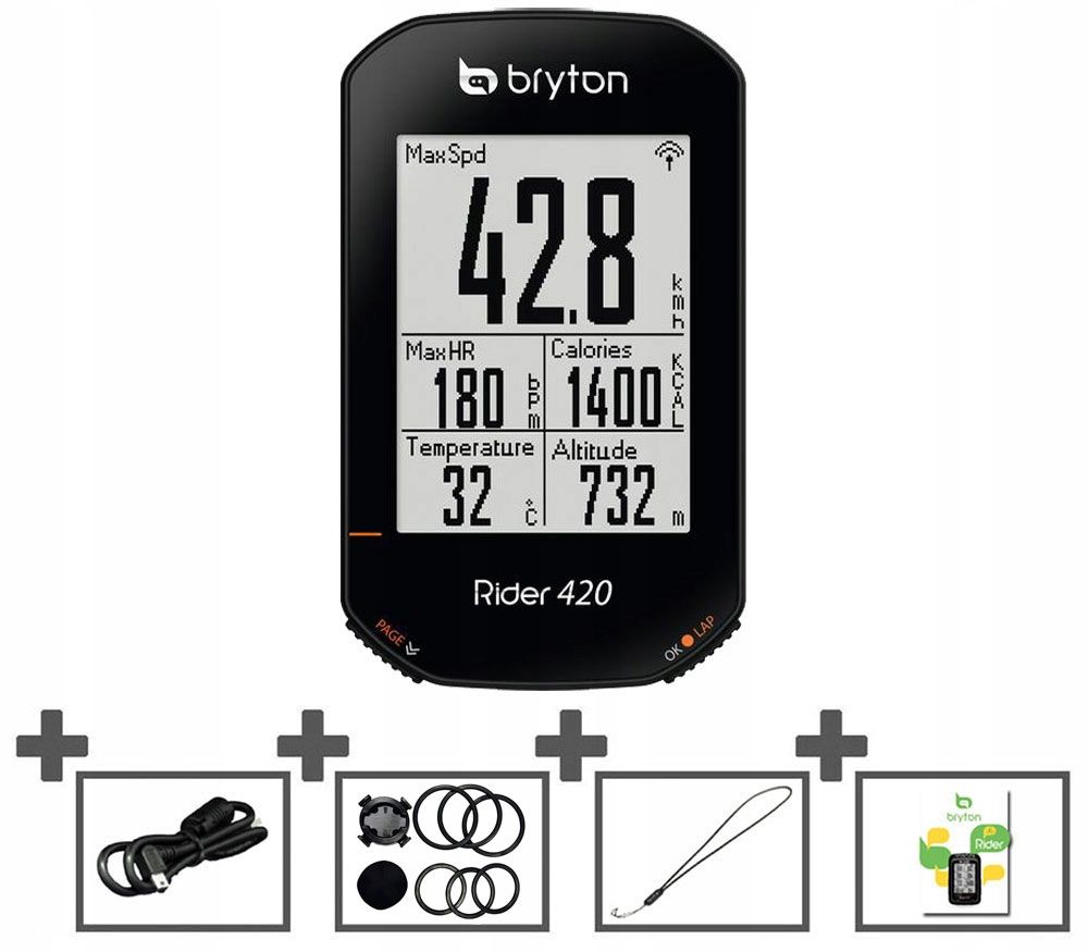 Licznik rowerowy Gps Bryton Rider 420e