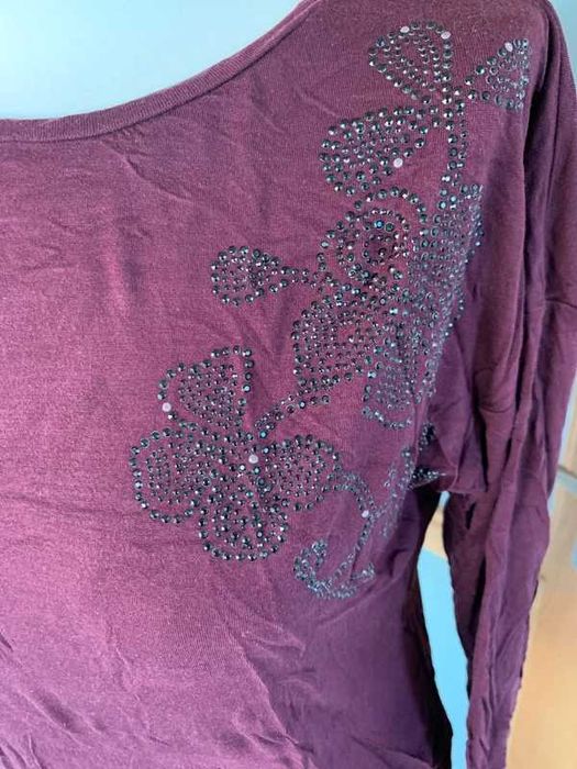 Bluzka bordowa H&M mama L