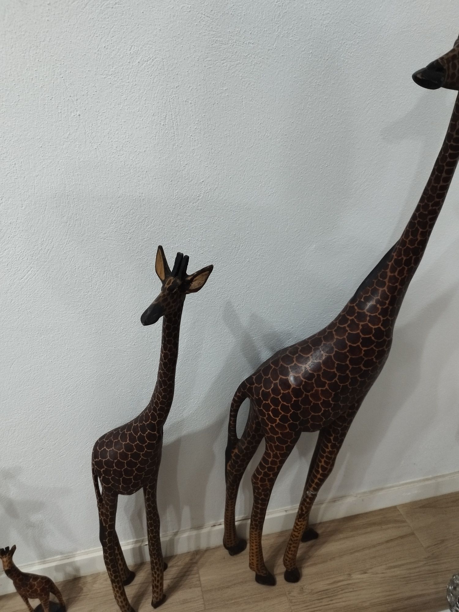 Girafas em madeira