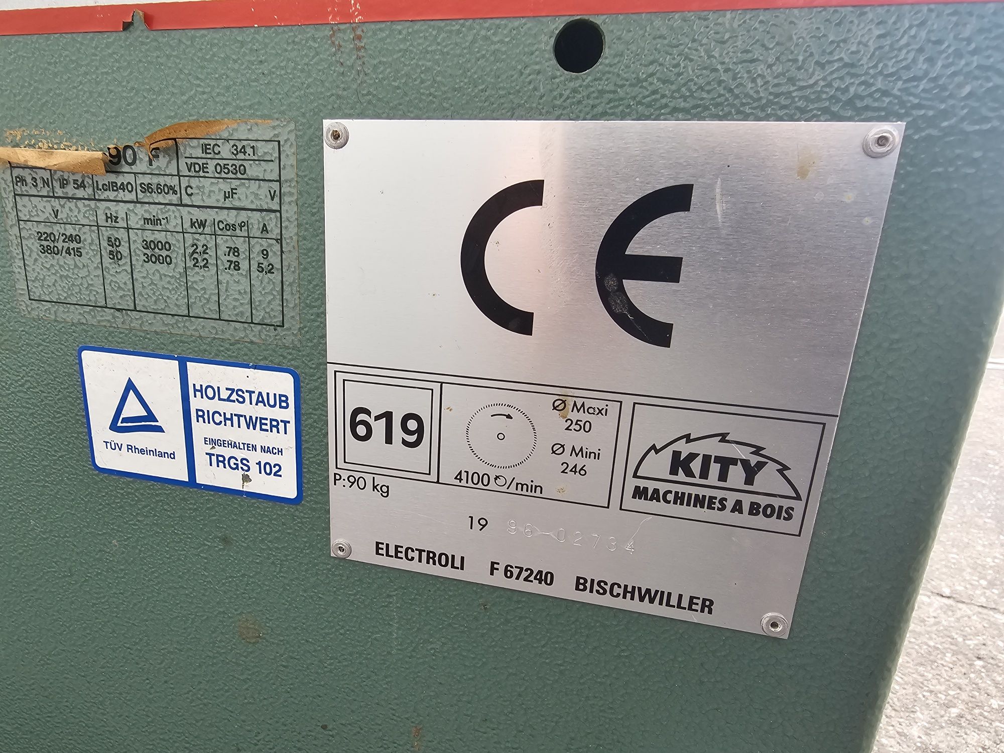 Piła stołowa formatowa KITY 619 no scm altendorf rema ulmia rapid
