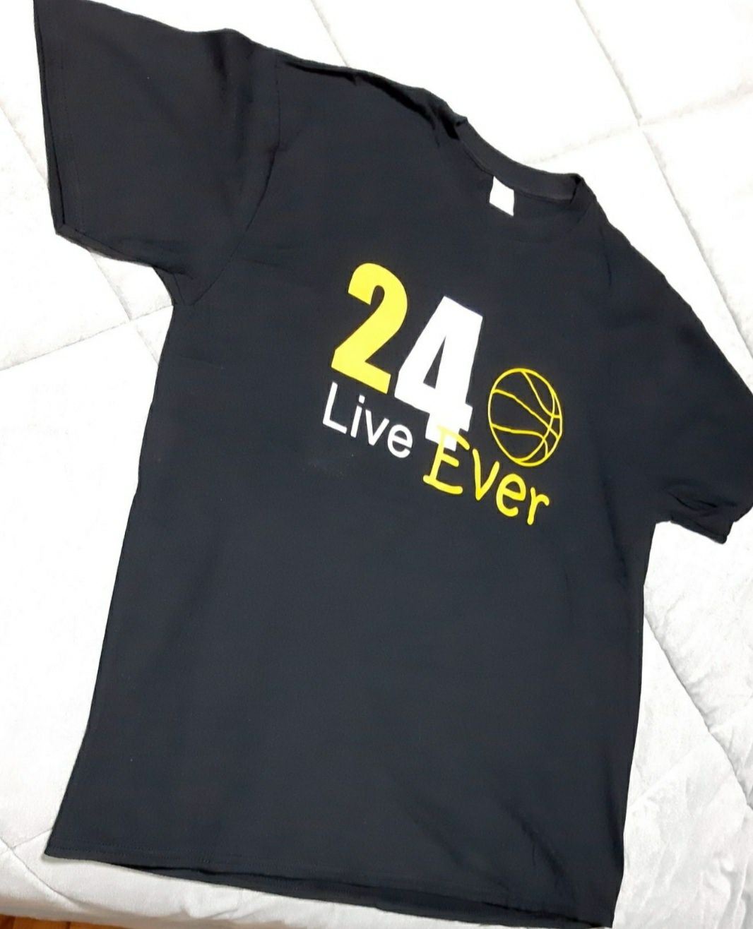 T-shirt basketball homenagem a KOBE BRYANT 24 LA LAKERS nova