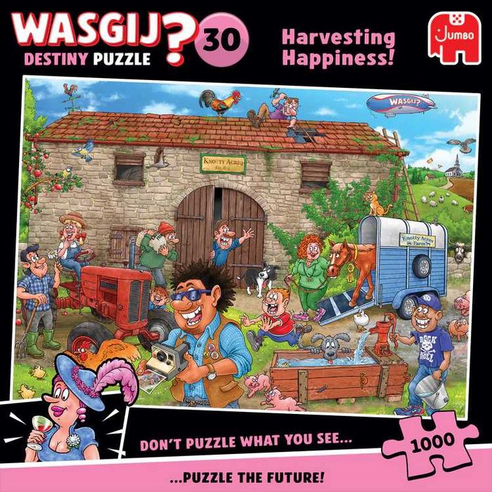 Пазл Jumbo Wasgij Destiny 30 – Harvesting Happiness!
