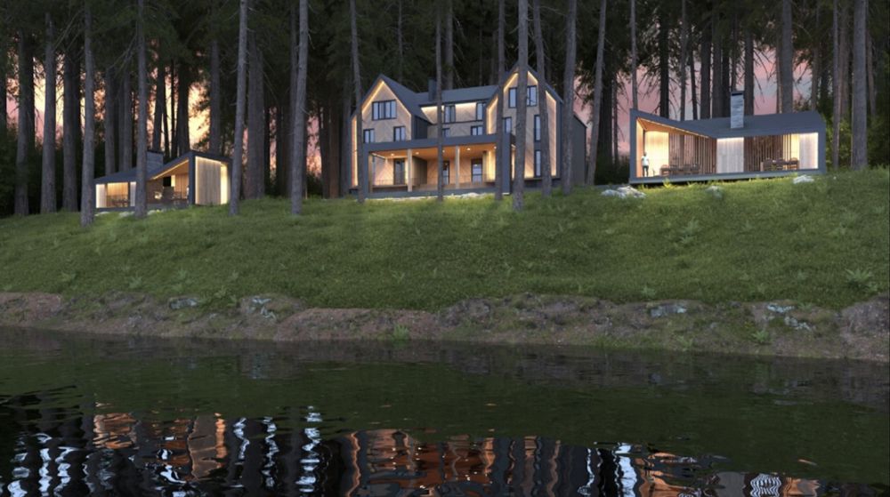 Супер пропозиція в мальовничому місці з видом на річку (перша лінія)