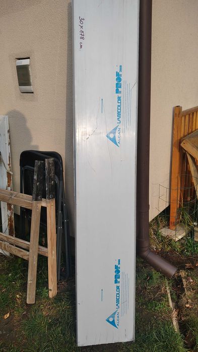 Parapet ALUMINIOWY, nierdzewny, zewnętrzny 178x30 cm