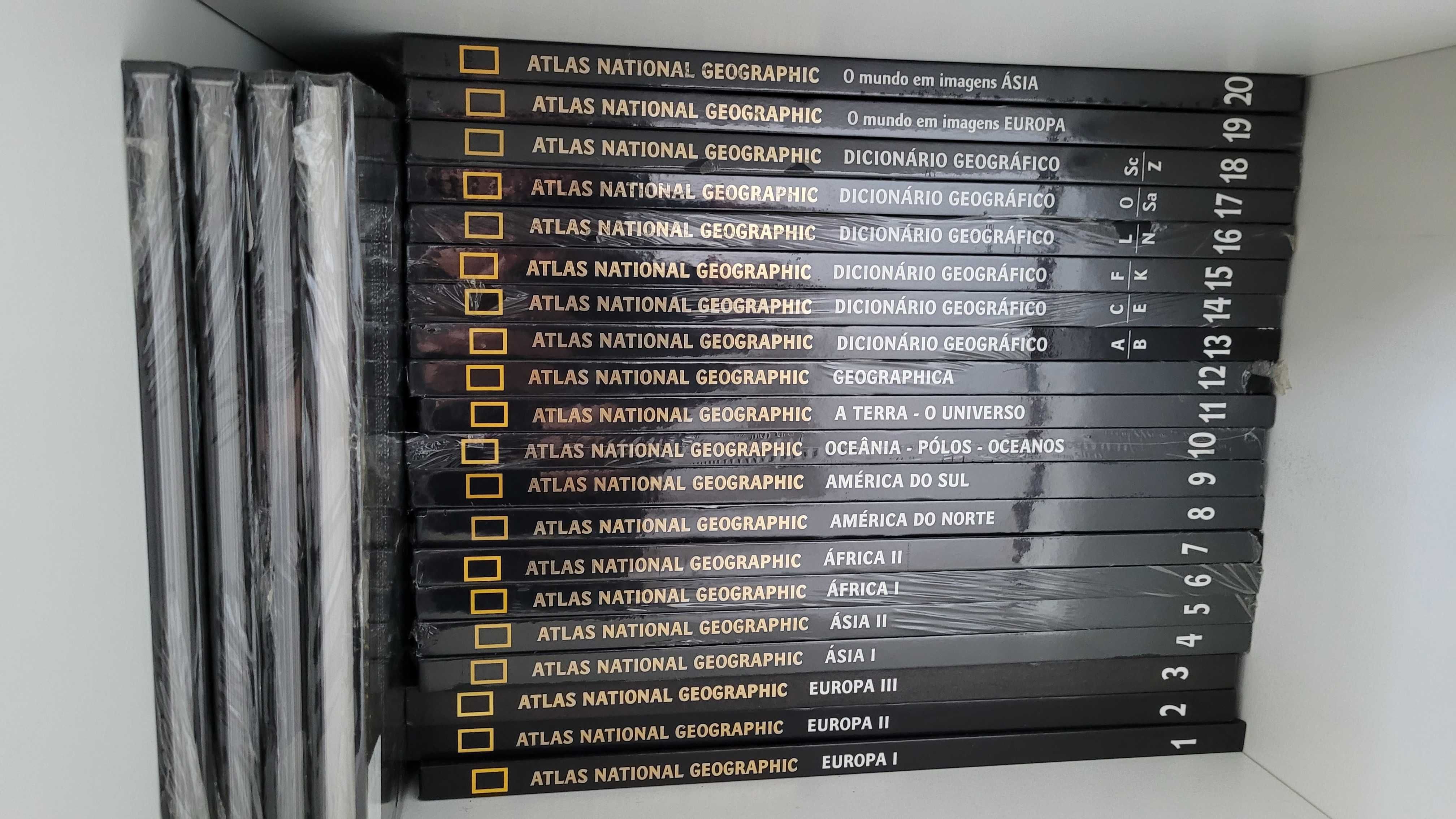 Atlas National Geographic (24Vol. ainda com plastico)